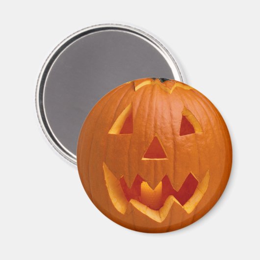 Gesneden Pompoen Halloween Magnet (Voorkant / Achterkant)