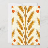 Gesneden pompoen kerstkaart Thanksgiving Halloween Kaart (Achterkant)