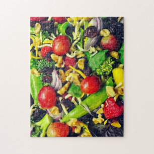 Gesneden Salade & Fruit - 11x14 - 252 stuks. Legpuzzel