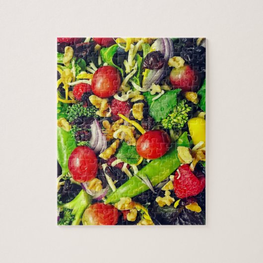 Gesneden Salade & Fruit Lunch - 8x10 - 110 stuk Legpuzzel (Verticaal)