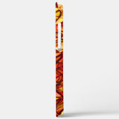 Gesneden snoeren verborgen onder een rode paaier Case-Mate iPhone case (Achterkant / Links)