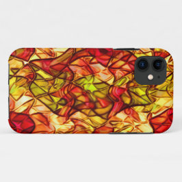 Gesneden snoeren verborgen onder een rode paaier Case-Mate iPhone case