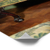 gesneden sofa, met tapijtschelp, vergelijkbaar met poster (Hoek)