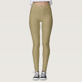 Gesneden Stenen Medaillons Leggings
