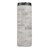 Gesneden Sweethearts Rustiek Monogram Toekomst Mrs Thermosbeker (Achterkant)