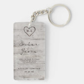 Gesneden Sweethearts Tree Sister of the Groom Quot Sleutelhanger (achterkant)