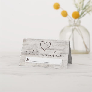 Gesneden Sweethearts Zitten Tafel Nummer Plaatskaartje