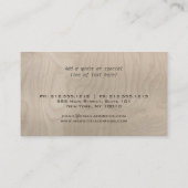 Gesneden tekst Bouwbouwers Aannemers Visitekaartje (Achterkant)