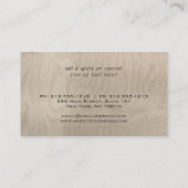 Gesneden tekst Bouwbouwers Aannemers Visitekaartje (Achterkant)