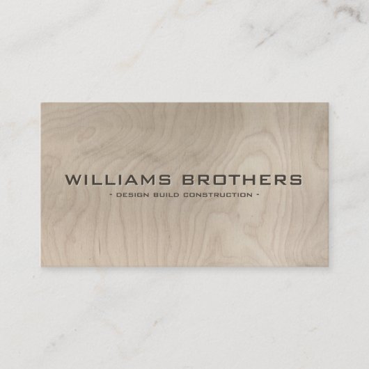 Gesneden tekst Bouwbouwers Aannemers Visitekaartje (Voorkant)