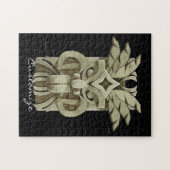 Gesneden Tiki Beeldhouwwerk Donder Legpuzzel (Horizontaal)