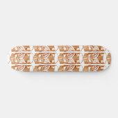 Gesneden Tiki Beeldhouwwerk Thunder_Cove Persoonlijk Skateboard (Horizontaal)