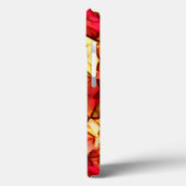 Gesneden touwen verborgen onder een rode paaistof Case-Mate iPhone case (Achterkant / Links)