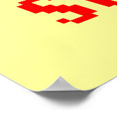 Gesneden vingers cursor poster (Hoek)