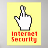 Gesneden vingers cursor poster (Voorkant)