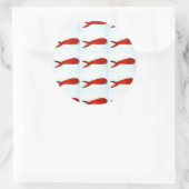 Gesneden vis stickers (Tas)