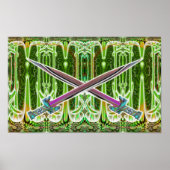 Gesneden woorddruk poster (Voorkant)