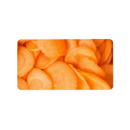 Gesneden wortelpatroon etiket (Voorkant)
