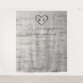 Gesneden Zoetigheden Bruiloft Foto Booth Achtergro Wandkleed (Voorkant)