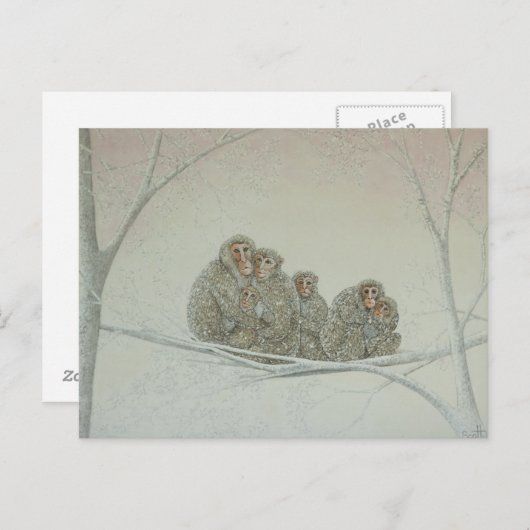 Gesneveld onder briefkaart (Voorkant / Achterkant)