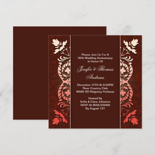 gesofisticeerde elegante trouwdag kaart (Voorkant / Achterkant)