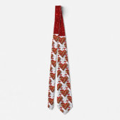 Gesofisticeerde harten knoop één aan knoop stropdas (Achterkant)