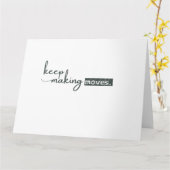 Gesofisticeerde minimalist kaart (Gele Bloem)