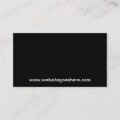 gesofisticeerde stam visitekaartje (Achterkant)