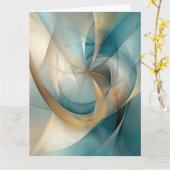 Gesofisticeerde verjaardagswens kaart (Gele Bloem)