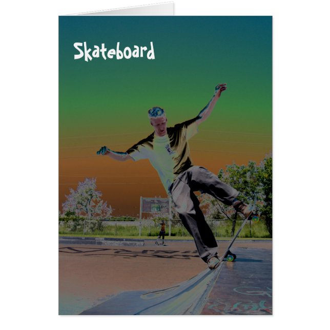 Gesoldeerde skateboarder  (Voorkant)