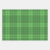 Gesorteerd geel, groen en bruin speldenpatroon inpakpapier vel (Voorkant 2)