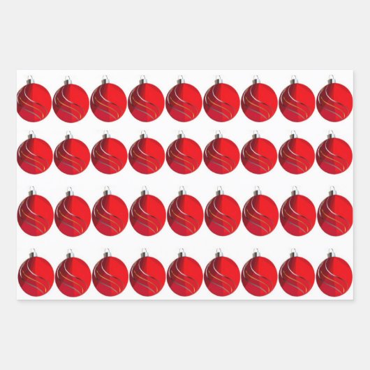 Gesorteerd kerstpapier inpakpapier vel (Voorkant 3)