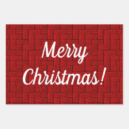 Gesorteerd kerstpapier inpakpapier vel