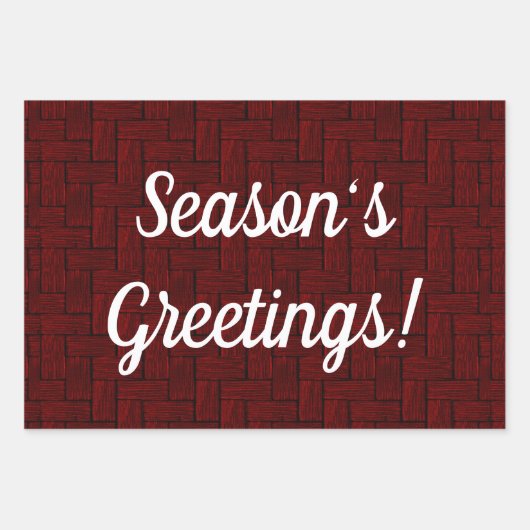 Gesorteerd kerstpapier inpakpapier vel (Voorkant 3)