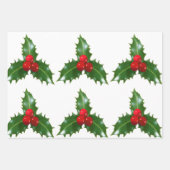 Gesorteerd kerstpapier inpakpapier vel (Voorkant 3)