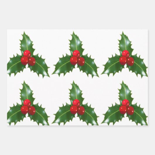 Gesorteerd kerstpapier inpakpapier vel (Voorkant 3)