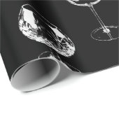 Gesorteerde bril in wit op zwart cadeaupapier (Rol Hoek)