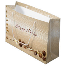 Gesorteerde Chocolade met Bloemen Cadeautas