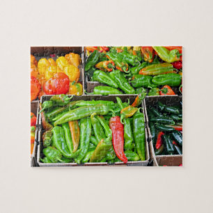 Gesorteerde paprika's legpuzzel