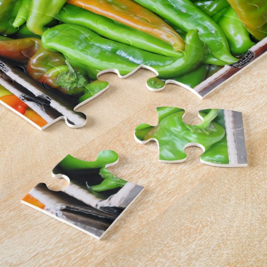 Gesorteerde paprika's legpuzzel (Zijkant)