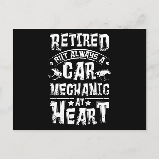 Gesouten auto-mechanisme briefkaart (Voorkant)