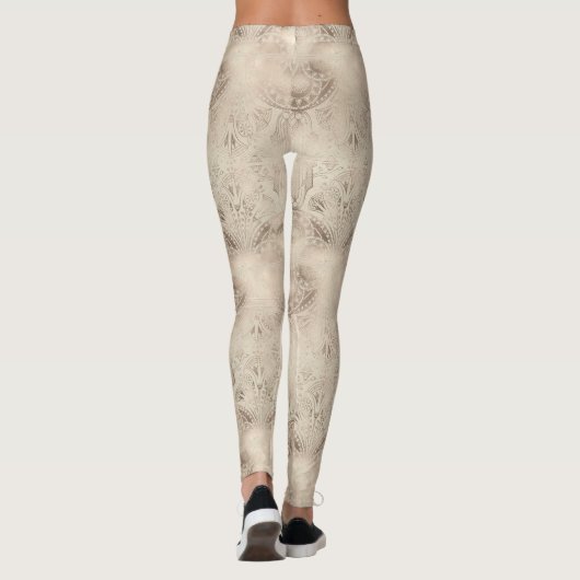 Gesouten Egyptische elementen Leggings (Achterkant)
