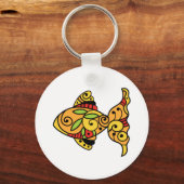 GESPAINEERD GOLDFISH SLEUTELHANGER (Voorkant)
