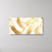 Gespannen Canvasprint Abstracte Penseelstreken Canvas Afdruk (Voorkant)
