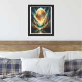 Gespannen Canvasprint Canvas Afdruk (Insitu (Slaapkamer))