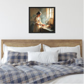 Gespannen Canvasprint Canvas Afdruk (Insitu (Slaapkamer))