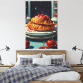 Gespannen Canvasprint Canvas Afdruk (Insitu (Slaapkamer))
