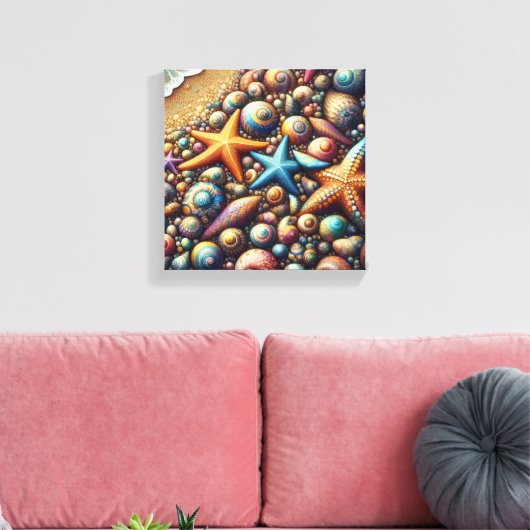 Gespannen canvasprint canvas afdruk (Insitu (Woonkamer))