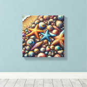 Gespannen canvasprint canvas afdruk (Insitu (Houten vloer))
