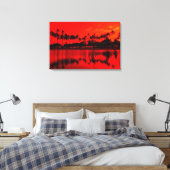Gespannen Canvasprint Canvas Afdruk (Insitu (Slaapkamer))